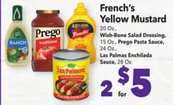 Vallarta Supermarkets French's yellow mustard offer