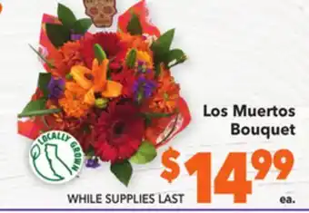 Vallarta Supermarkets Los muertos bouquet offer