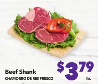 Vallarta Supermarkets Beef shank offer