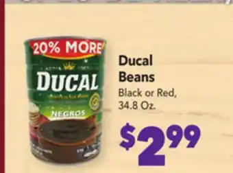 Vallarta Supermarkets Ducal beans offer