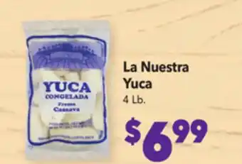 Vallarta Supermarkets La nuestra yuca offer