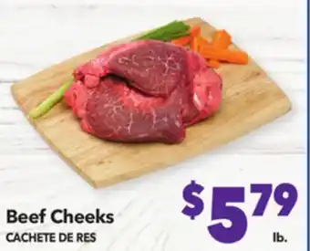 Vallarta Supermarkets Beef cheeks/cachete de res offer