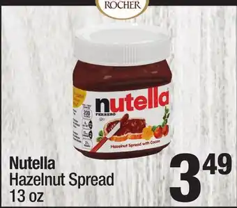 Super King Markets Nutella hazelnut spread offer