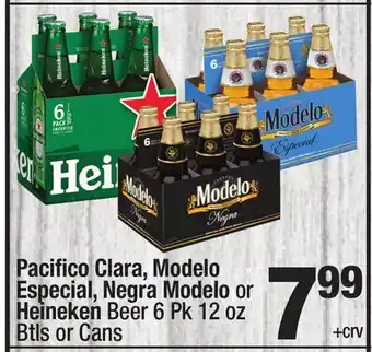 Super King Markets Pacifi co clara, modelo especial, negra modelo or heineken beer offer
