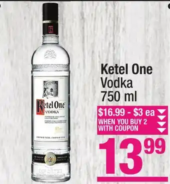 Super King Markets Ketel one vodka offer