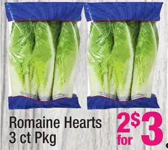 Super King Markets Romaine hearts offer