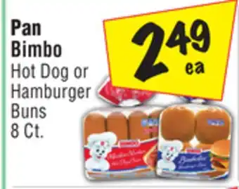 El Super Hot dog or hamburger buns offer