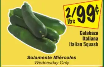 El Super Italian squash offer
