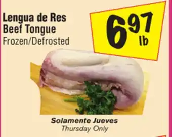 El Super Beef tongue offer