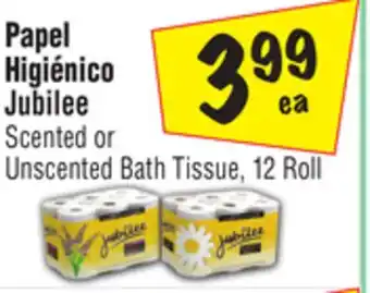 El Super Jubilee scented or unscented bath tissue offer