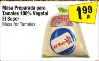 El Super Masa for tamales offer