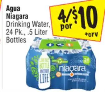 El Super Niagara drinking water offer