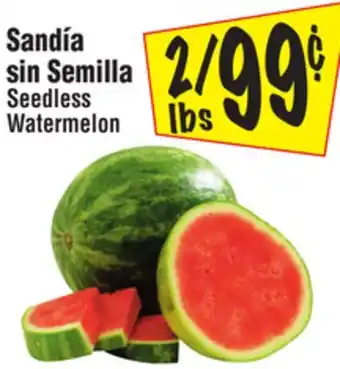 El Super Seedless watermelon offer