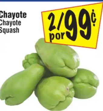 El Super Chayote squash offer