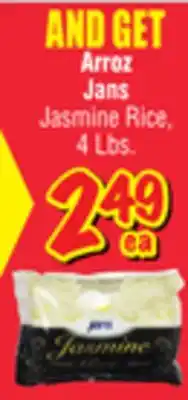 El Super Arroz jans jasmine rice offer