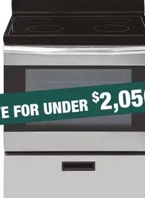 Menards Criterion 30 5.1 cu.ft stainless steel electric range (smooth top) offer