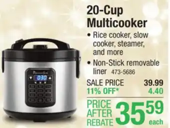 Menards Professional series multicooker - 20 cup offer