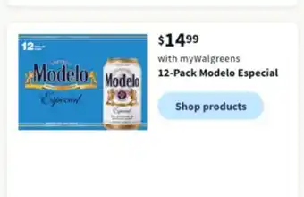 Walgreens 12-pack modelo especial offer