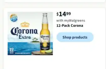 Walgreens 12-pack corona offer