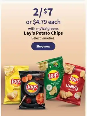 Walgreens Lay's potato chips offer