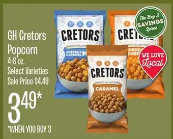 Jewel-Osco Gh cretors popcorn offer