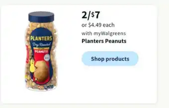 Walgreens Planters peanuts offer