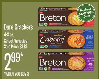 Jewel-Osco Dare crackers offer
