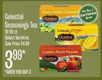 Jewel-Osco Celestial seasonings tea offer