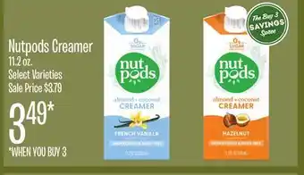 Jewel-Osco Nutpods creamer offer