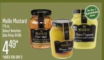 Jewel-Osco Maille mustard offer