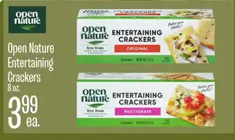 Jewel-Osco Open nature entertaining crackers offer