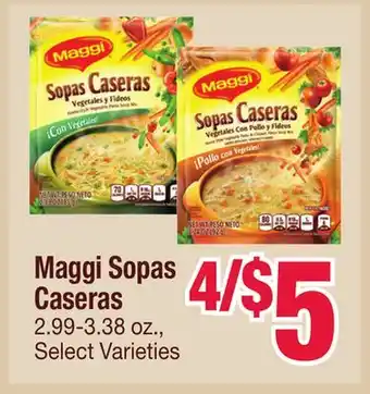 Jewel-Osco Maggi sopas caseras offer