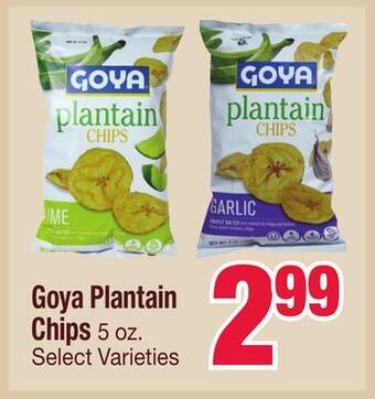 Jewel-Osco Goya plantain chips offer