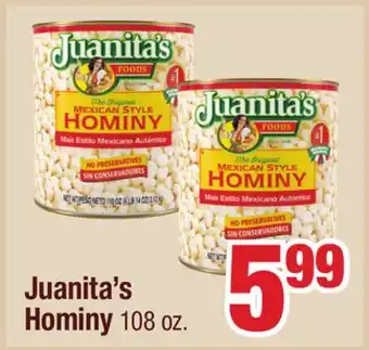 Jewel-Osco Juanita's hominy offer