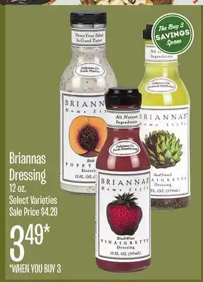 Jewel-Osco Briannas dressing offer