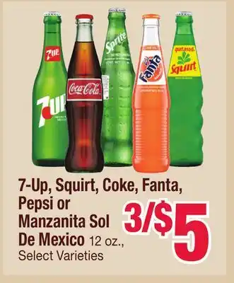 Jewel-Osco 7-up, squirt, coke, fanta, pepsi or manzanita sol de mexico offer