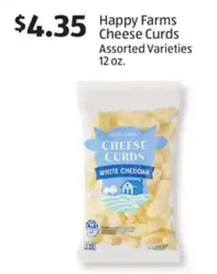 Aldi Happy farms cheese curds offer