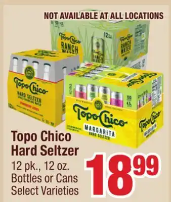Jewel-Osco Topo chico hard seltzer offer