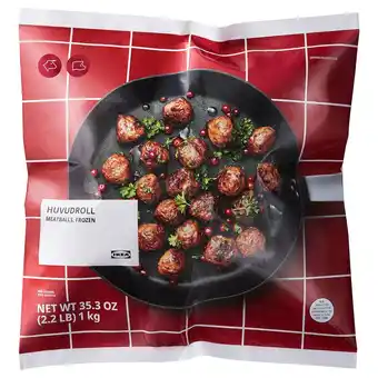 Ikea Huvudroll meatballs, frozen, 2 lb 3 oz offer