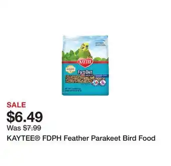 Petsmart Kaytee fdph feather parakeet bird food offer