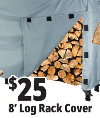 Ocean State Job Lot Outdoor living accents elite series log rack cover, 96 offer