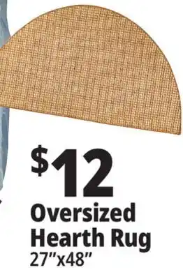 Ocean State Job Lot Oversized hearth rug offer