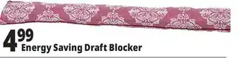 Ocean State Job Lot Energy saving draft blocker offer