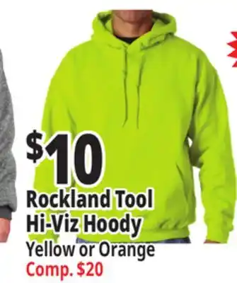 Ocean State Job Lot Rockland tool hi-viz hoody offer