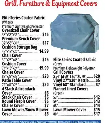 Ocean State Job Lot Outdoor covers offer