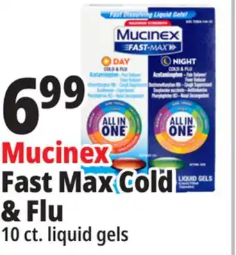 Ocean State Job Lot Mucinex fast max cold & flu offer