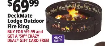 Ocean State Job Lot Deckmate lodge outdoor fire ring offer