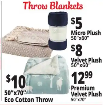Ocean State Job Lot Blankets & throws offer