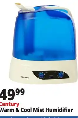 Ocean State Job Lot Century warm & cool mist humidifier offer
