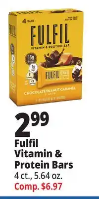 Ocean State Job Lot Fulfil vitamin & protein bars offer